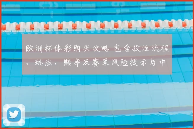 欧洲杯体彩购买攻略 包含投注流程、玩法、赔率及赛果风险提示与中奖概率解析
