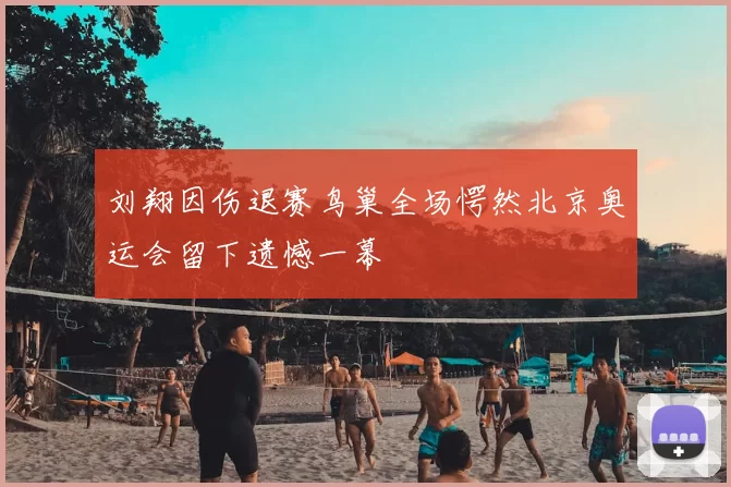 刘翔因伤退赛鸟巢全场愕然北京奥运会留下遗憾一幕